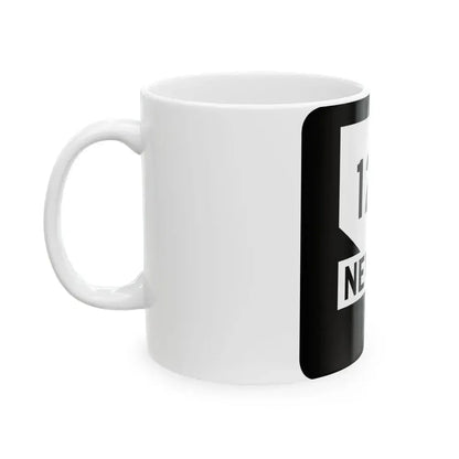 Nevada 120 (Nevada) (Road Sign) White Coffee Mug - Go Mug Yourself