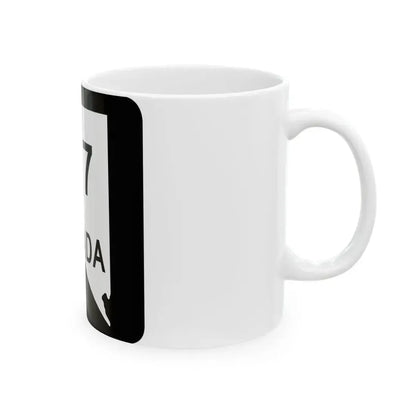 Nevada 147 (Nevada) (Road Sign) White Coffee Mug - Go Mug Yourself