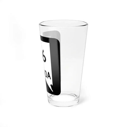 Nevada 156 (Nevada) (Road Sign) Pint Glass 16oz - Go Mug Yourself