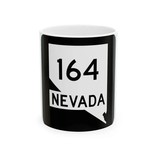 Nevada 164 (Nevada) (Road Sign) White Coffee Mug 11oz - Go Mug Yourself
