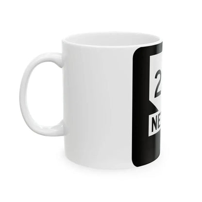 Nevada 225 (Nevada) (Road Sign) White Coffee Mug - Go Mug Yourself