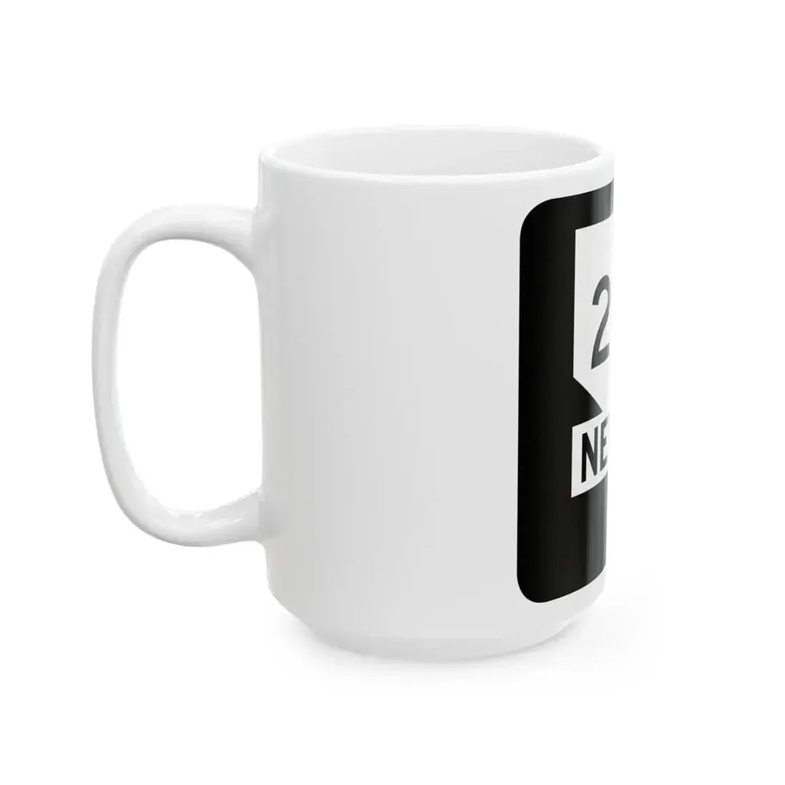 Nevada 227 (Nevada) (Road Sign) White Coffee Mug - Go Mug Yourself