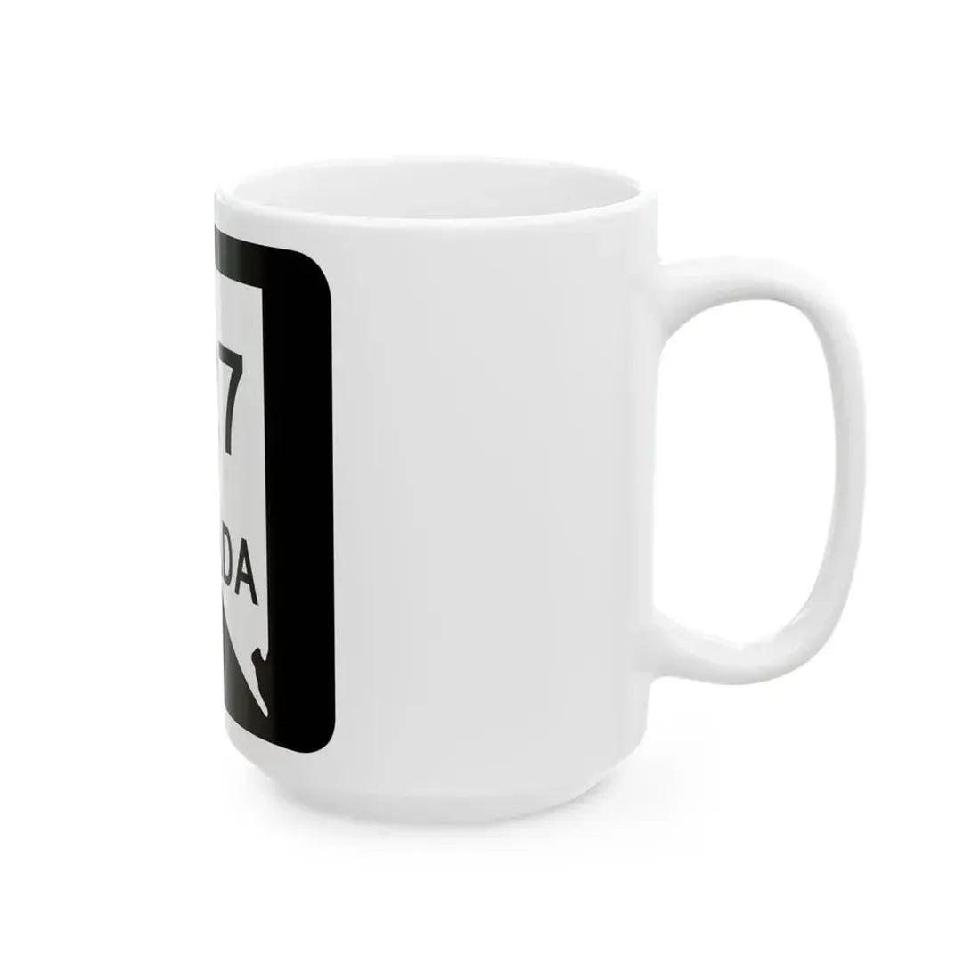 Nevada 227 (Nevada) (Road Sign) White Coffee Mug - Go Mug Yourself