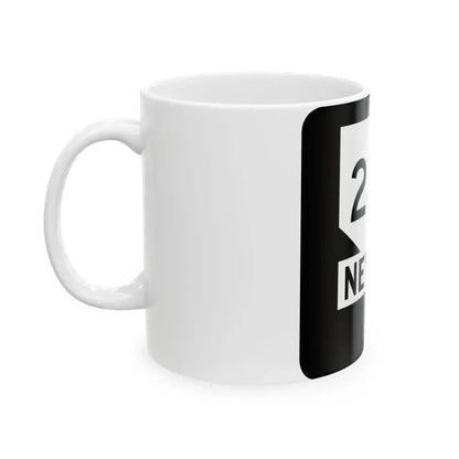Nevada 230 (Nevada) (Road Sign) White Coffee Mug - Go Mug Yourself
