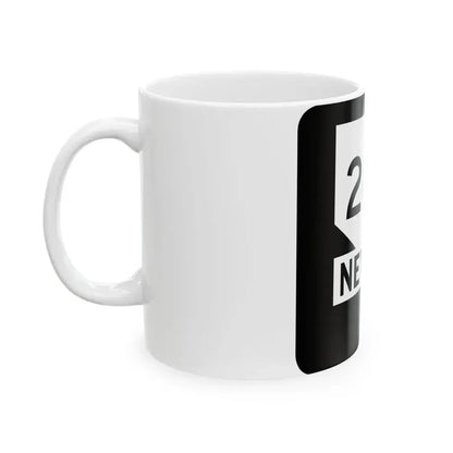 Nevada 265 (Nevada) (Road Sign) White Coffee Mug - Go Mug Yourself