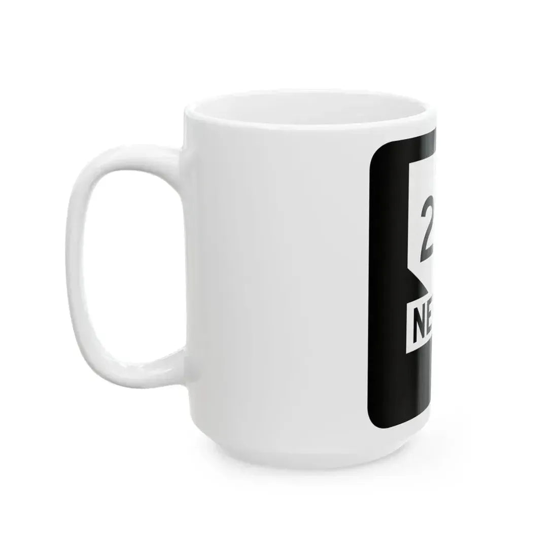 Nevada 278 (Nevada) (Road Sign) White Coffee Mug - Go Mug Yourself