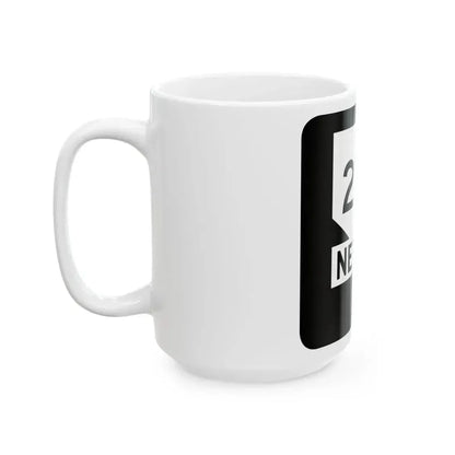 Nevada 278 (Nevada) (Road Sign) White Coffee Mug - Go Mug Yourself