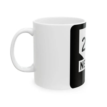 Nevada 289 (Nevada) (Road Sign) White Coffee Mug - Go Mug Yourself