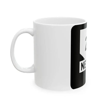 Nevada 2C (Nevada) (Road Sign) White Coffee Mug - Go Mug Yourself