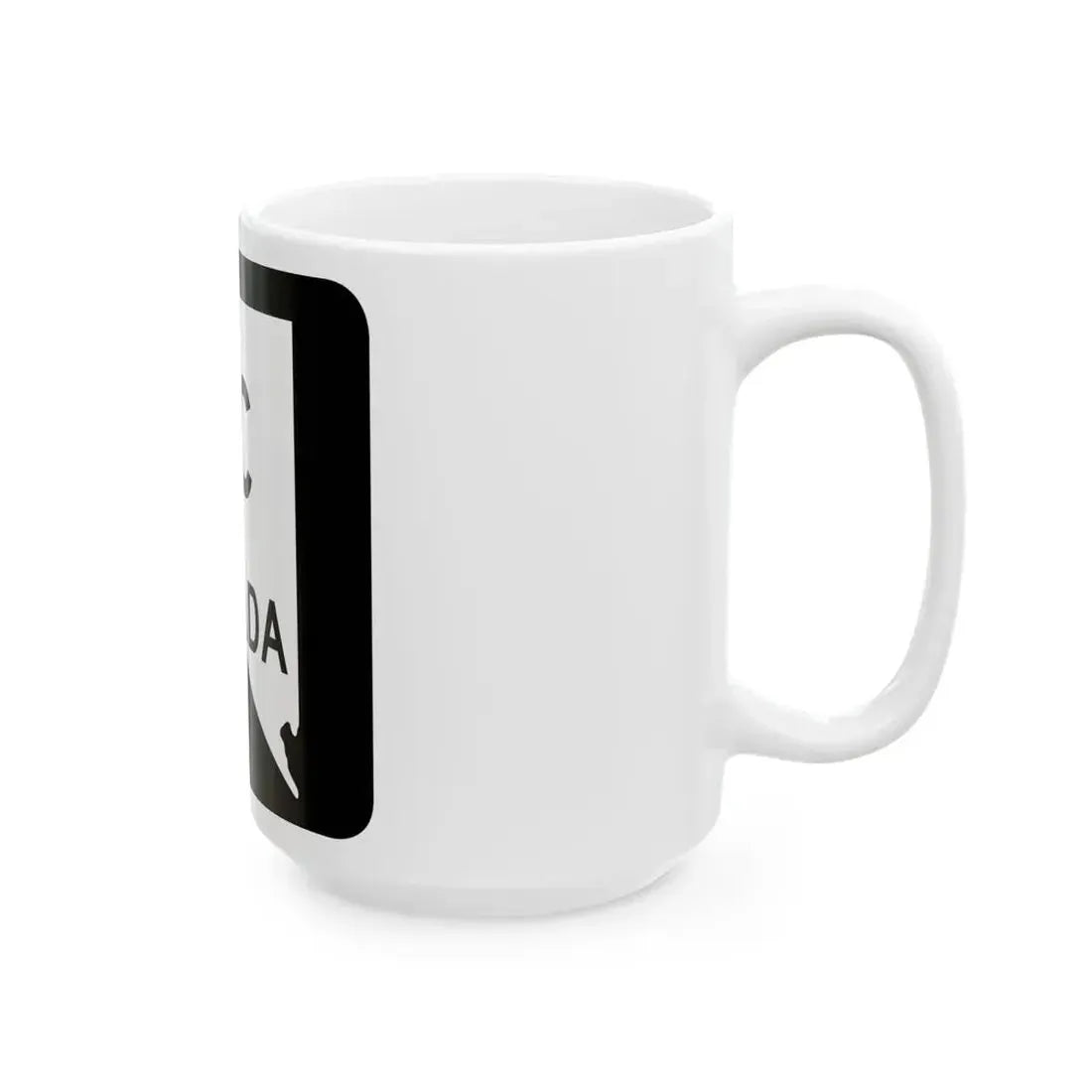 Nevada 2C (Nevada) (Road Sign) White Coffee Mug - Go Mug Yourself