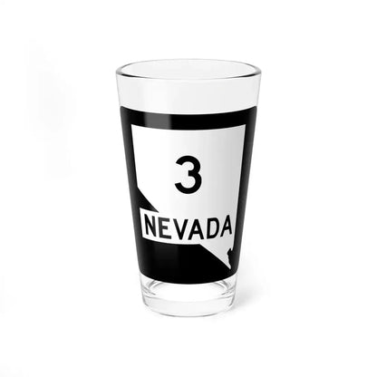 Nevada 3 (Nevada) (Road Sign) Pint Glass 16oz 16oz - Go Mug Yourself