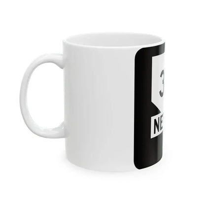 Nevada 321 (Nevada) (Road Sign) White Coffee Mug - Go Mug Yourself