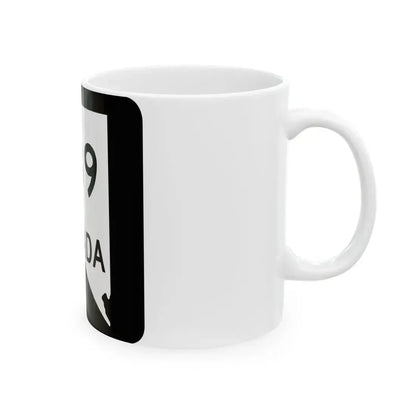 Nevada 339 (Nevada) (Road Sign) White Coffee Mug - Go Mug Yourself