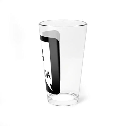 Nevada 34 (Nevada) (Road Sign) Pint Glass 16oz - Go Mug Yourself