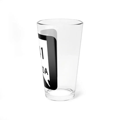 Nevada 341 (Nevada) (Road Sign) Pint Glass 16oz - Go Mug Yourself