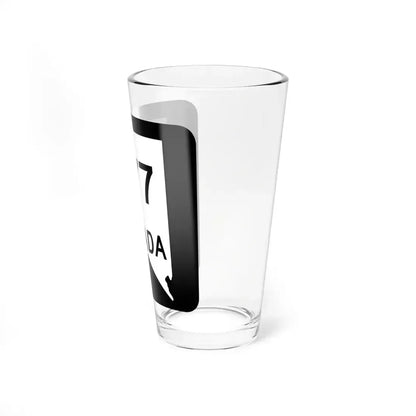 Nevada 377 (Nevada) (Road Sign) Pint Glass 16oz - Go Mug Yourself