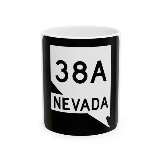 Nevada 38A (Nevada) (Road Sign) White Coffee Mug 11oz - Go Mug Yourself