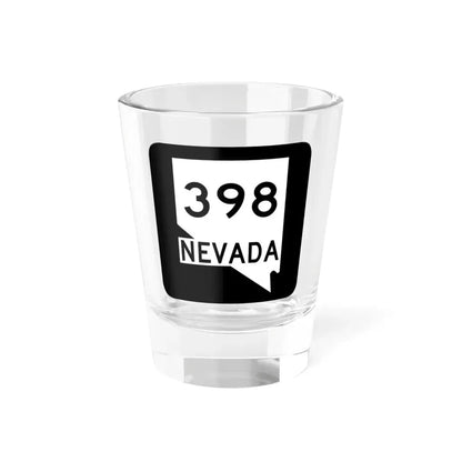 Nevada 398 (Nevada) (Road Sign) Shot Glass 1.5oz 1.5oz - Go Mug Yourself