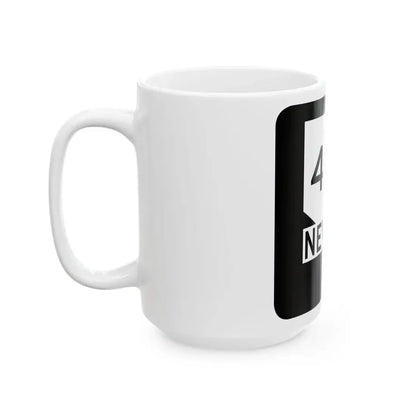 Nevada 400 (Nevada) (Road Sign) White Coffee Mug - Go Mug Yourself