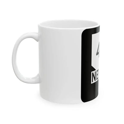 Nevada 401 (Nevada) (Road Sign) White Coffee Mug - Go Mug Yourself