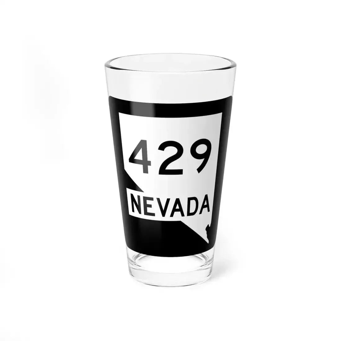 Nevada 429 (Nevada) (Road Sign) Pint Glass 16oz 16oz - Go Mug Yourself