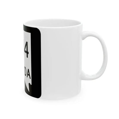 Nevada 444 (Nevada) (Road Sign) White Coffee Mug - Go Mug Yourself