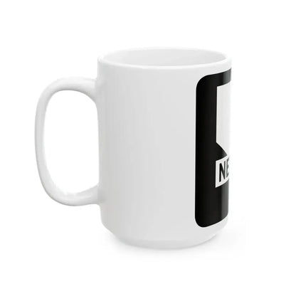 Nevada 5 (Nevada) (Road Sign) White Coffee Mug - Go Mug Yourself