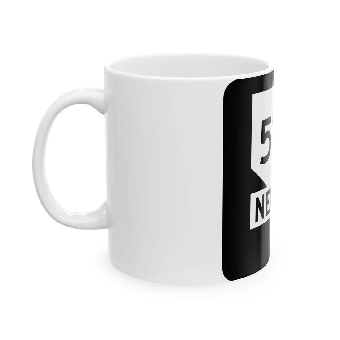 Nevada 529 (Nevada) (Road Sign) White Coffee Mug - Go Mug Yourself