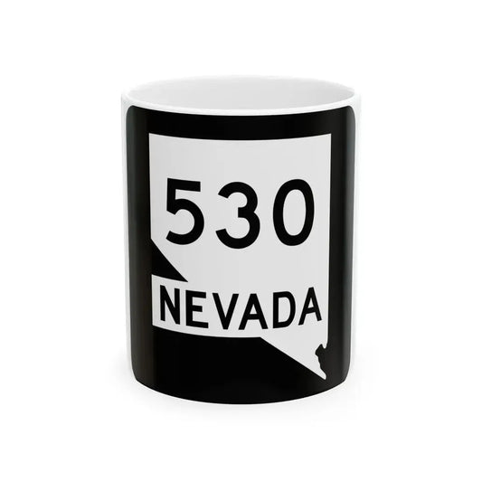 Nevada 530 (Nevada) (Road Sign) White Coffee Mug 11oz - Go Mug Yourself