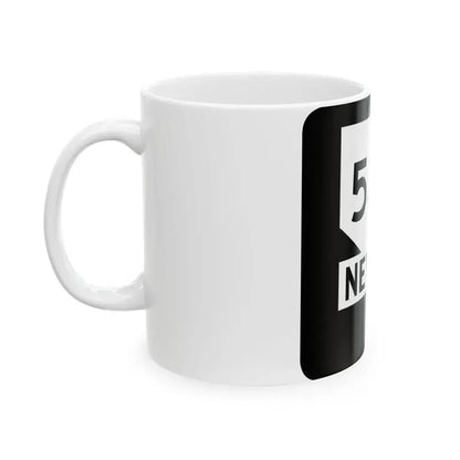 Nevada 530 (Nevada) (Road Sign) White Coffee Mug - Go Mug Yourself