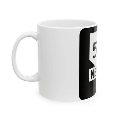 Nevada 537 (Nevada) (Road Sign) White Coffee Mug - Go Mug Yourself