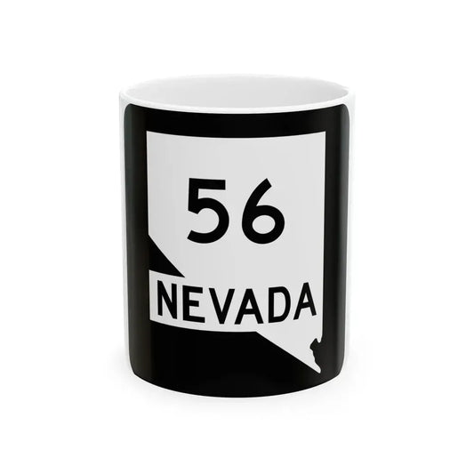 Nevada 56 (Nevada) (Road Sign) White Coffee Mug 11oz - Go Mug Yourself