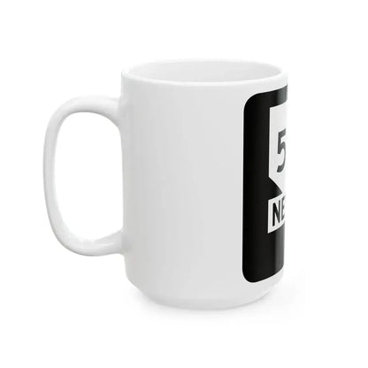 Nevada 593 (Nevada) (Road Sign) White Coffee Mug - Go Mug Yourself