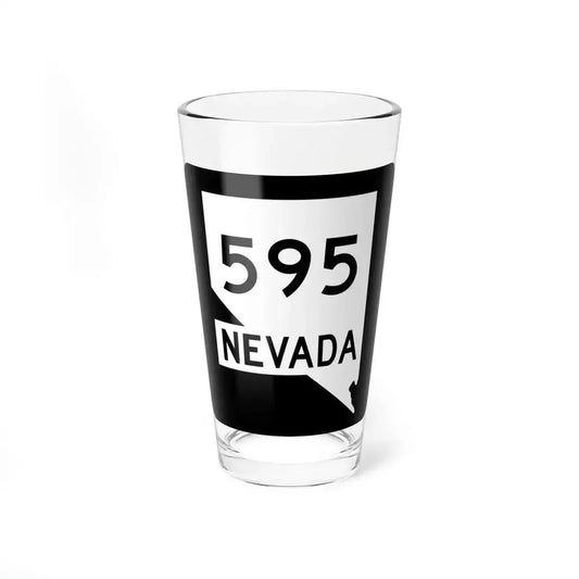 Nevada 595 (Nevada) (Road Sign) Pint Glass 16oz 16oz - Go Mug Yourself