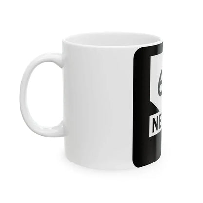 Nevada 601 (Nevada) (Road Sign) White Coffee Mug - Go Mug Yourself