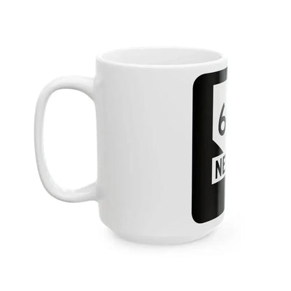 Nevada 604 (Nevada) (Road Sign) White Coffee Mug - Go Mug Yourself