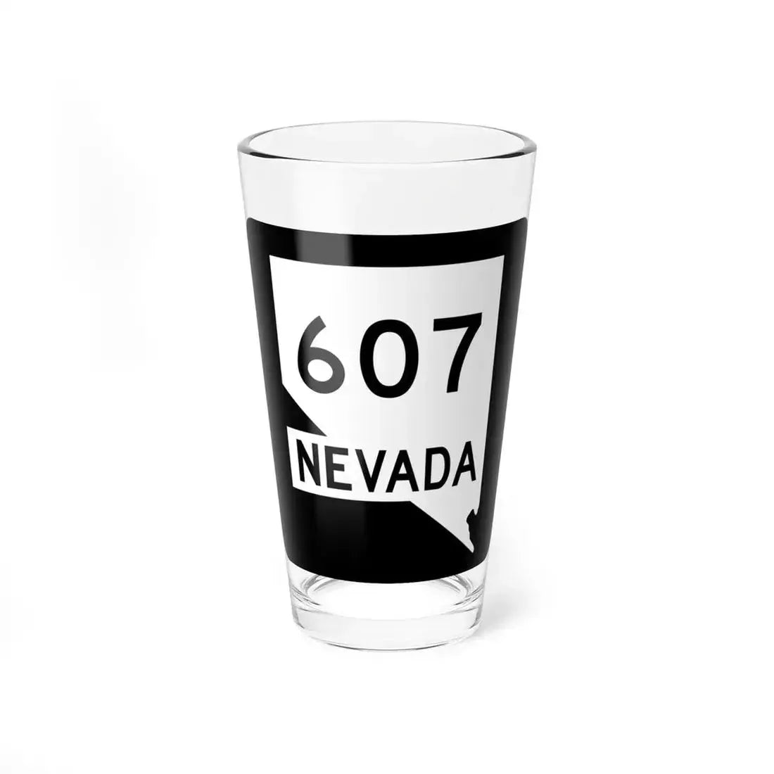 Nevada 607 (Nevada) (Road Sign) Pint Glass 16oz 16oz - Go Mug Yourself