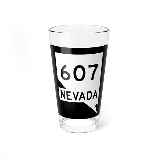 Nevada 607 (Nevada) (Road Sign) Pint Glass 16oz 16oz - Go Mug Yourself