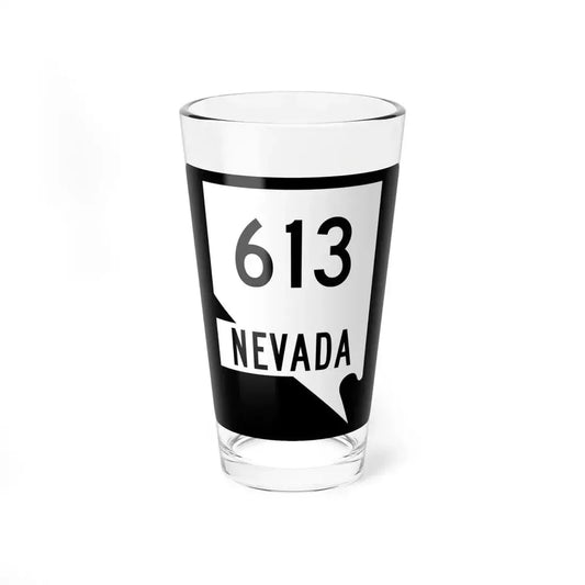Nevada 613 (Nevada) (Road Sign) Pint Glass 16oz 16oz - Go Mug Yourself