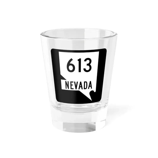 Nevada 613 (Nevada) (Road Sign) Shot Glass 1.5oz 1.5oz - Go Mug Yourself