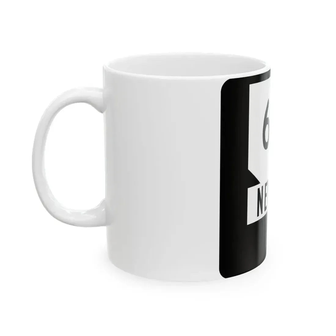 Nevada 613 (Nevada) (Road Sign) White Coffee Mug - Go Mug Yourself