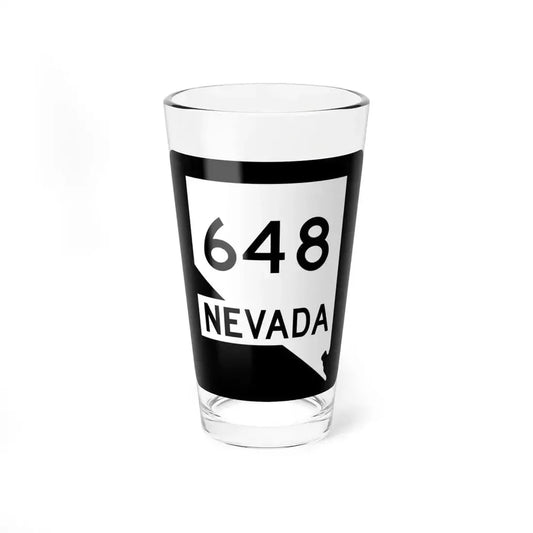Nevada 648 (Nevada) (Road Sign) Pint Glass 16oz 16oz - Go Mug Yourself