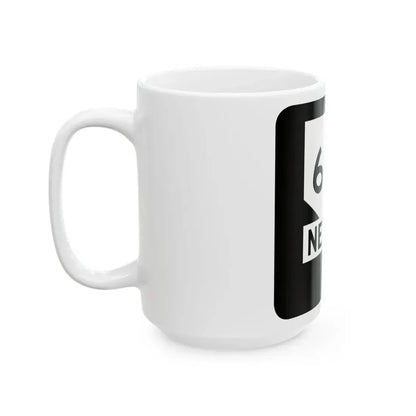Nevada 663 (Nevada) (Road Sign) White Coffee Mug - Go Mug Yourself