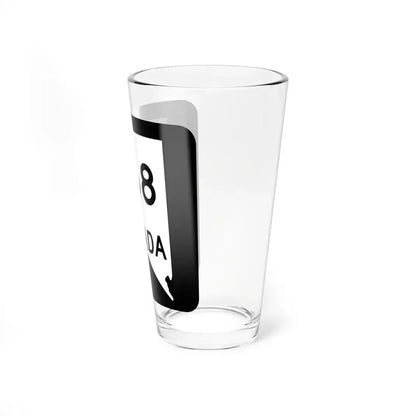 Nevada 668 (Nevada) (Road Sign) Pint Glass 16oz - Go Mug Yourself