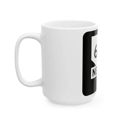 Nevada 673 (Nevada) (Road Sign) White Coffee Mug - Go Mug Yourself