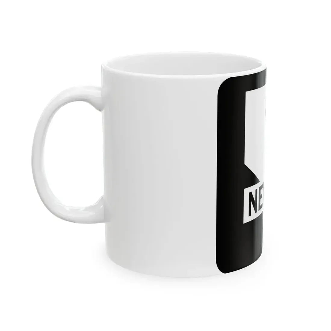 Nevada 7 (Nevada) (Road Sign) White Coffee Mug - Go Mug Yourself