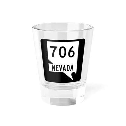 Nevada 706 (Nevada) (Road Sign) Shot Glass 1.5oz 1.5oz - Go Mug Yourself