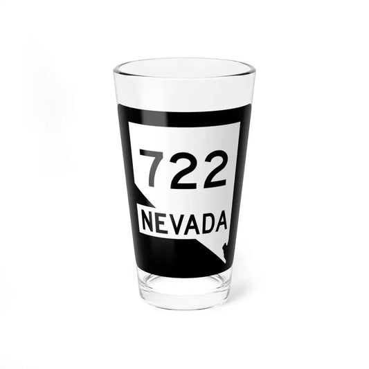 Nevada 722 (Nevada) (Road Sign) Pint Glass 16oz 16oz - Go Mug Yourself