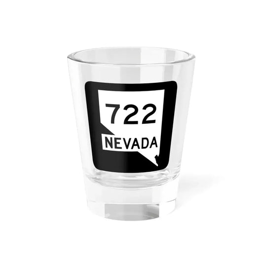 Nevada 722 (Nevada) (Road Sign) Shot Glass 1.5oz 1.5oz - Go Mug Yourself