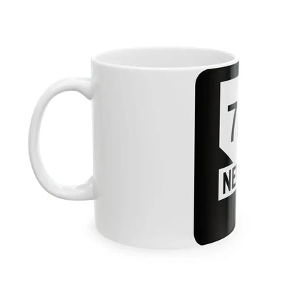 Nevada 722 (Nevada) (Road Sign) White Coffee Mug - Go Mug Yourself